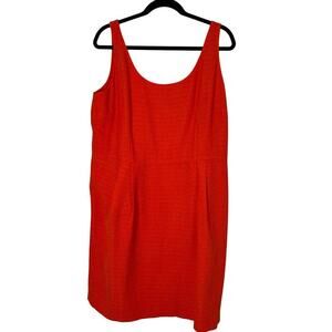 Ann Taylor NWT Women's Orange Mini Dress Size 16